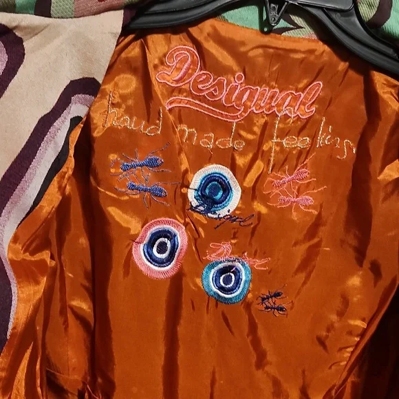 RARE Desigual Colorful Patterned Women's Coat